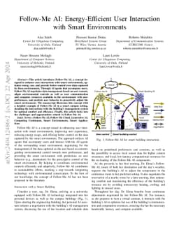 Follow-Me AI: Energy-Efficient User Interaction with Smart Environments