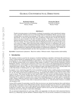 Global Counterfactual Directions