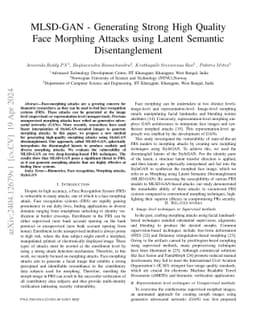 MLSD-GAN -- Generating Strong High Quality Face Morphing Attacks using
  Latent Semantic Disentanglement