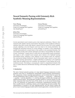 Neural Semantic Parsing with Extremely Rich Symbolic Meaning
  Representations