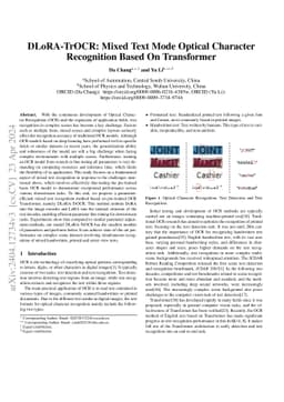 Mixed Text Recognition with Efficient Parameter Fine-Tuning and Transformer