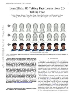 Learn2Talk: 3D Talking Face Learns from 2D Talking Face