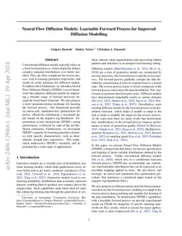 Neural Flow Diffusion Models: Learnable Forward Process for Improved
  Diffusion Modelling
