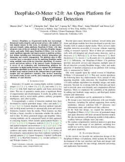DeepFake-O-Meter v2.0: An Open Platform for DeepFake Detection