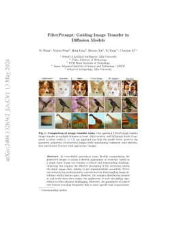 FilterPrompt: Guiding Image Transfer in Diffusion Models