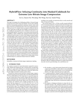 HybridFlow: Infusing Continuity into Masked Codebook for Extreme
  Low-Bitrate Image Compression
