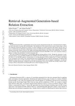 Retrieval-Augmented Generation-based Relation Extraction