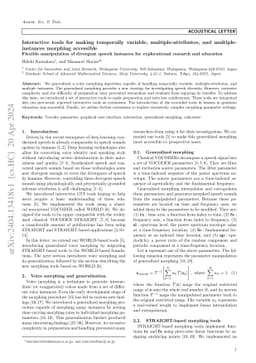 Interactive tools for making temporally variable, multiple-attributes,
  and multiple-instances morphing accessible: Flexible manipulation of
  divergent speech instances for explorational research and education
