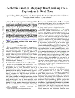 Authentic Emotion Mapping: Benchmarking Facial Expressions in Real News