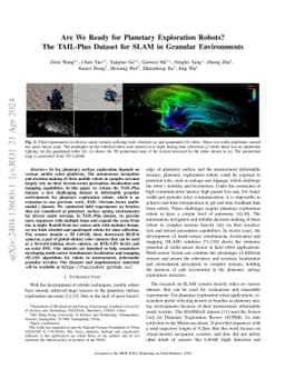 Are We Ready for Planetary Exploration Robots? The TAIL-Plus Dataset for
  SLAM in Granular Environments
