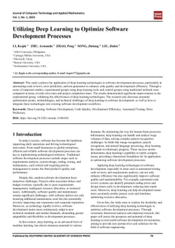 Utilizing Deep Learning to Optimize Software Development Processes