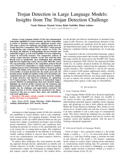 Trojan Detection in Large Language Models: Insights from The Trojan
  Detection Challenge