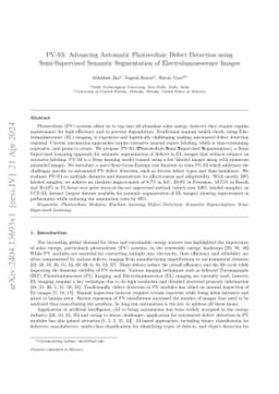 PV-S3: Advancing Automatic Photovoltaic Defect Detection using Semi-Supervised Semantic Segmentation of Electroluminescence Images