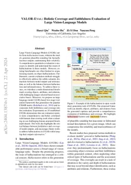 VALOR-EVAL: Holistic Coverage and Faithfulness Evaluation of Large
  Vision-Language Models