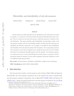 Elicitability and identifiability of tail risk measures