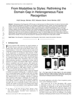 From Modalities to Styles: Rethinking the Domain Gap in Heterogeneous
  Face Recognition