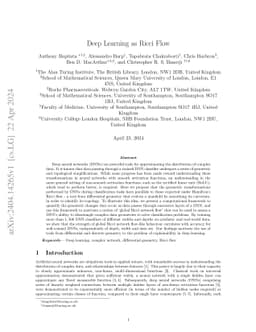 Deep Learning as Ricci Flow