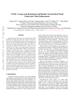 UVEB: A Large-scale Benchmark and Baseline Towards Real-World Underwater
  Video Enhancement