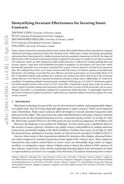 Demystifying Invariant Effectiveness for Securing Smart Contracts