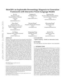 SkinGEN: an Explainable Dermatology Diagnosis-to-Generation Framework with Interactive Vision-Language Models