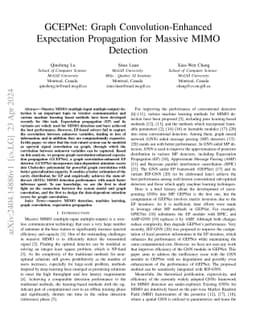 GCEPNet: Graph Convolution-Enhanced Expectation Propagation for Massive
  MIMO Detection