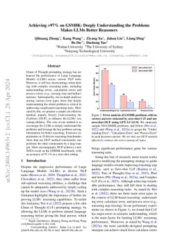 Achieving >97% on GSM8K: Deeply Understanding the Problems Makes LLMs Better Solvers for Math Word Problems