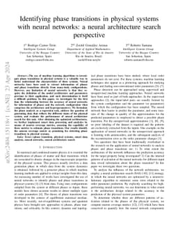 Identifying phase transitions in physical systems with neural networks:
  a neural architecture search perspective