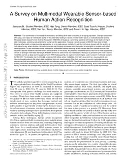 A Survey on Multimodal Wearable Sensor-based Human Action Recognition