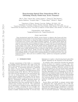 Deep-learning Optical Flow Outperforms PIV in Obtaining Velocity Fields
  from Active Nematics
