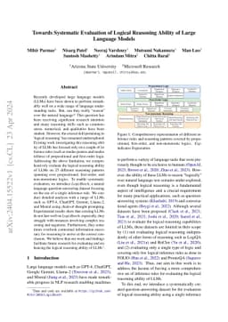 LogicBench: Towards Systematic Evaluation of Logical Reasoning Ability
  of Large Language Models
