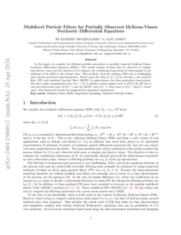 Multilevel Particle Filters for Partially Observed McKean-Vlasov
  Stochastic Differential Equations