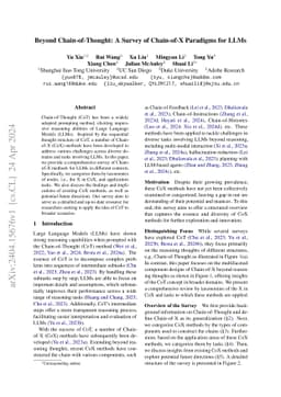 Beyond Chain-of-Thought: A Survey of Chain-of-X Paradigms for LLMs