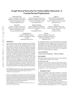 Graph Neural Networks for Vulnerability Detection: A Counterfactual
  Explanation
