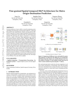 ODMixer: Fine-grained Spatial-temporal MLP for Metro Origin-Destination
  Prediction