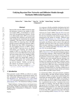 Unifying Bayesian Flow Networks and Diffusion Models through Stochastic
  Differential Equations