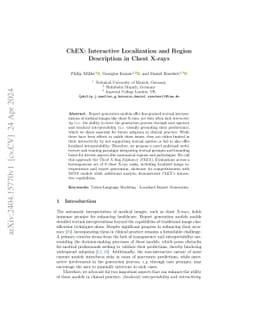 ChEX: Interactive Localization and Region Description in Chest X-rays