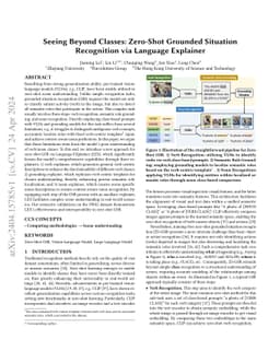 Seeing Beyond Classes: Zero-Shot Grounded Situation Recognition via
  Language Explainer