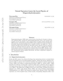 Neural Operators Learn the Local Physics of Magnetohydrodynamics