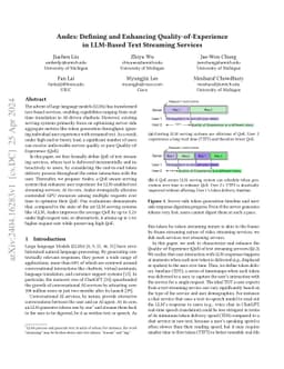 Andes: Defining and Enhancing Quality-of-Experience in LLM-Based Text
  Streaming Services