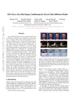 TI2V-Zero: Zero-Shot Image Conditioning for Text-to-Video Diffusion
  Models
