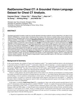 RadGenome-Chest CT: A Grounded Vision-Language Dataset for Chest CT
  Analysis
