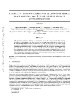 ConKeD++ -- Improving descriptor learning for retinal image
  registration: A comprehensive study of contrastive losses