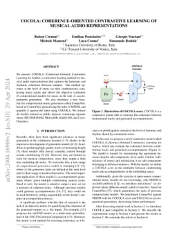 COCOLA: Coherence-Oriented Contrastive Learning of Musical Audio Representations