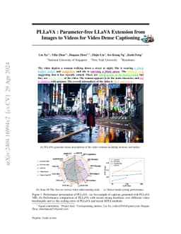 PLLaVA : Parameter-free LLaVA Extension from Images to Videos for Video
  Dense Captioning