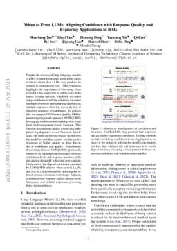 When to Trust LLMs: Aligning Confidence with Response Quality