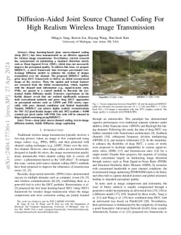 Diffusion-Aided Joint Source Channel Coding For High Realism Wireless Image Transmission