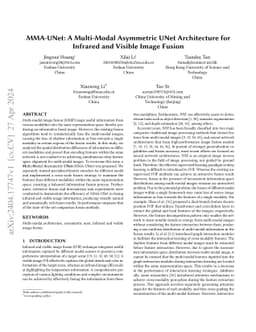 MMA-UNet: A Multi-Modal Asymmetric UNet Architecture for Infrared and
  Visible Image Fusion