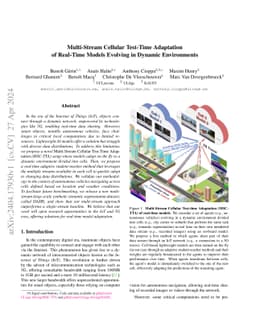 Multi-Stream Cellular Test-Time Adaptation of Real-Time Models Evolving
  in Dynamic Environments