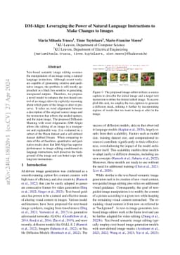 DM-Align: Leveraging the Power of Natural Language Instructions to Make
  Changes to Images