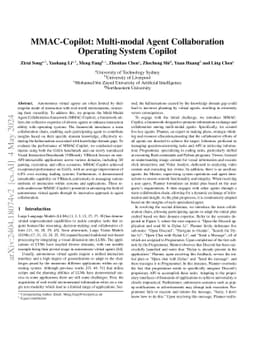MMAC-Copilot: Multi-modal Agent Collaboration Operating Copilot